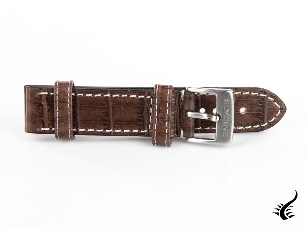 Glycine, Lederband, 22mm, Marsala, LBK7BF-22