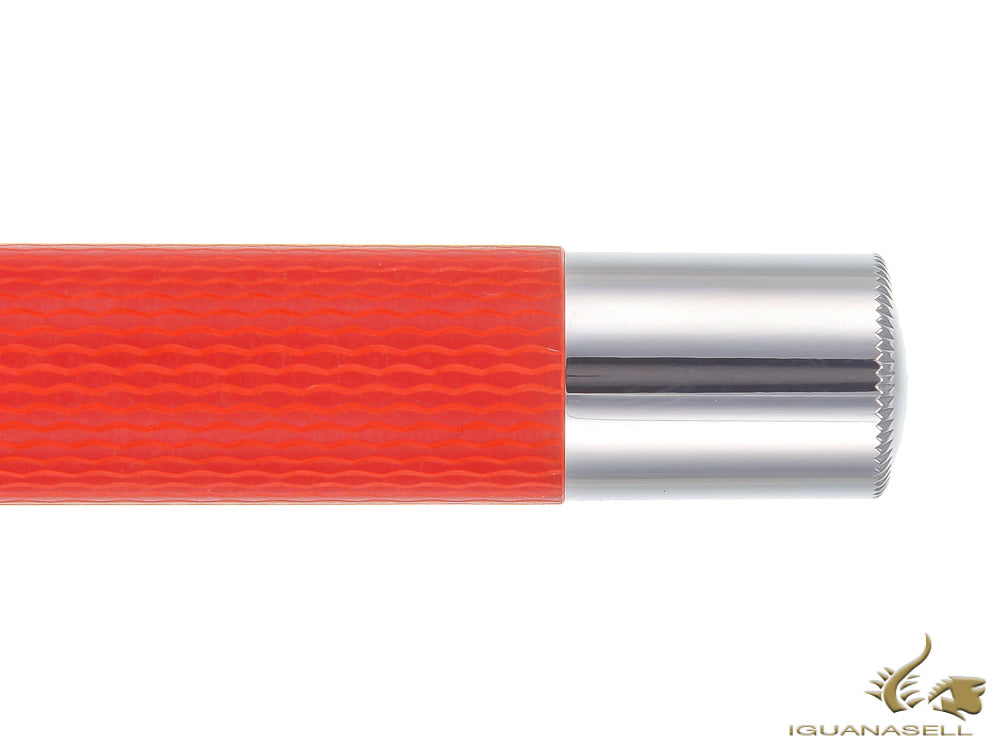 Graf von Faber-Castell Guilloche India Red Füllfederhalter, Edelharz