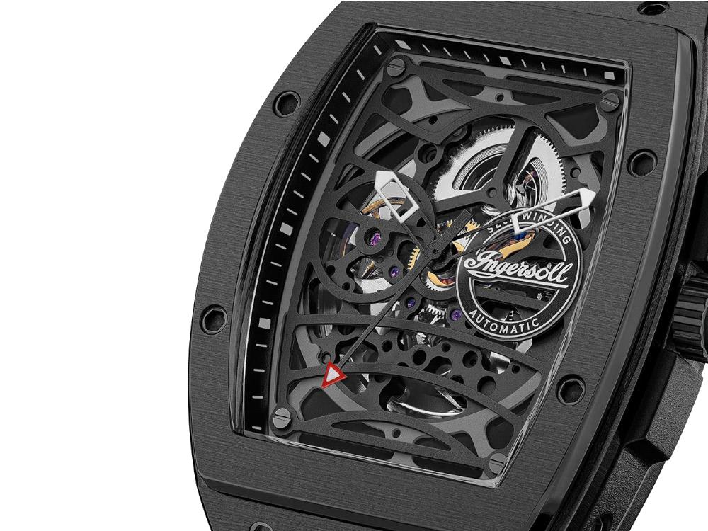 Ingersoll 1892 The Challenger Automatik Uhr, 42 mm, Schwarz, 5 atm, I12307