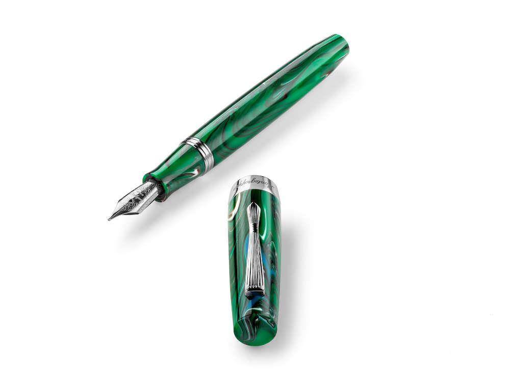 Montegrappa Elmo 02 Cortina Füllfederhalter, Edelstahl, ISE2R-AG