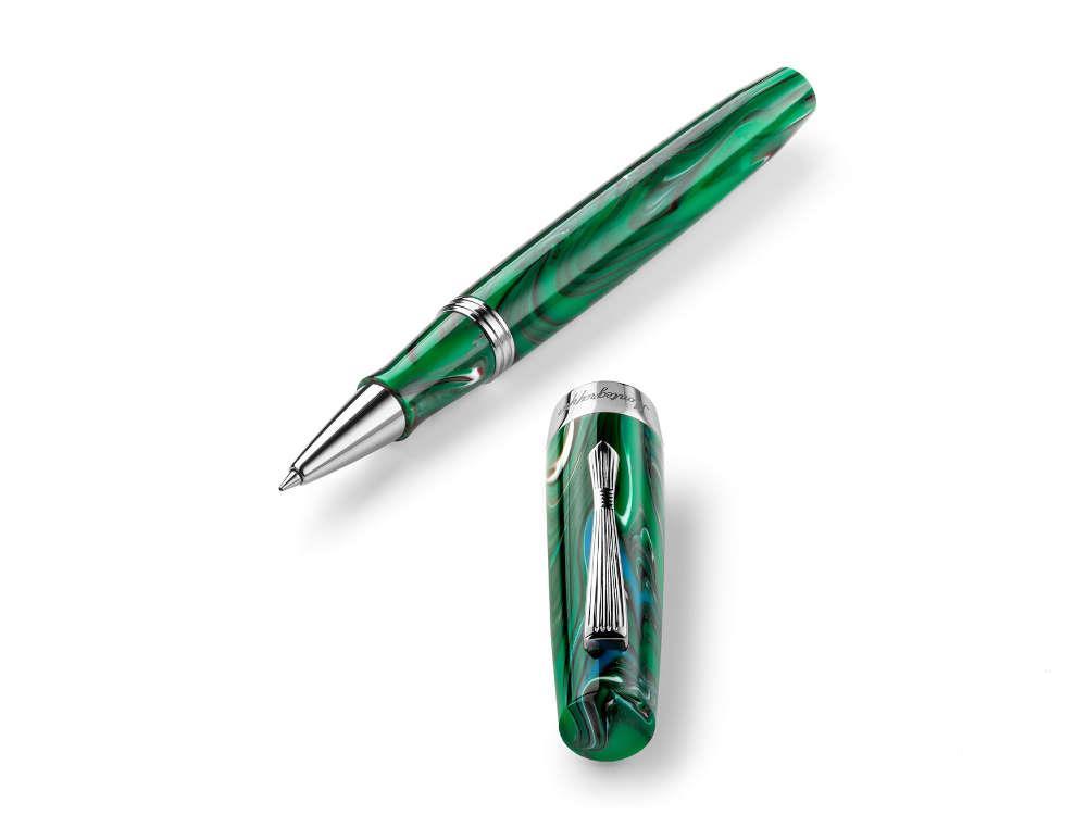 Montegrappa Elmo 02 Cortina Roller, Edelharz, Edelstahl, ISE2RRAG