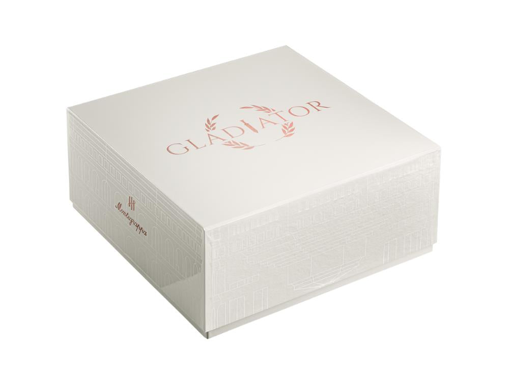 Montegrappa Gladiator Füllfederhalter, Silber, LE, ISGLN-SE