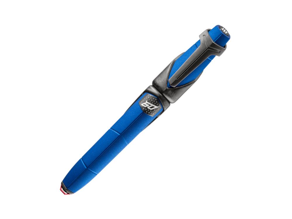 Montegrappa Automobili Lamborghini 60°Blue Aegeus Roller, LE, ISLANRUB