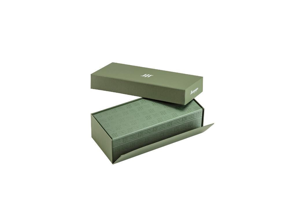 Montegrappa Magnifica Füllfederhalter, Stahl, Schwarz, ISNGR-AC