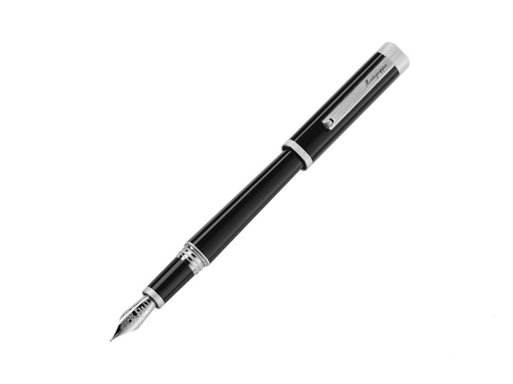 Montegrappa Quattro Füllfederhalter, Palladium, 14k Gold, ISZ4I-4P