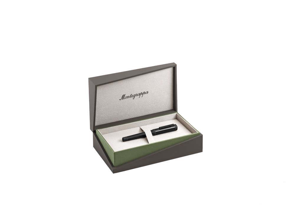 Montegrappa Quattro Füllfederhalter, PVD neger, 14k Gold, ISZ4I-XC