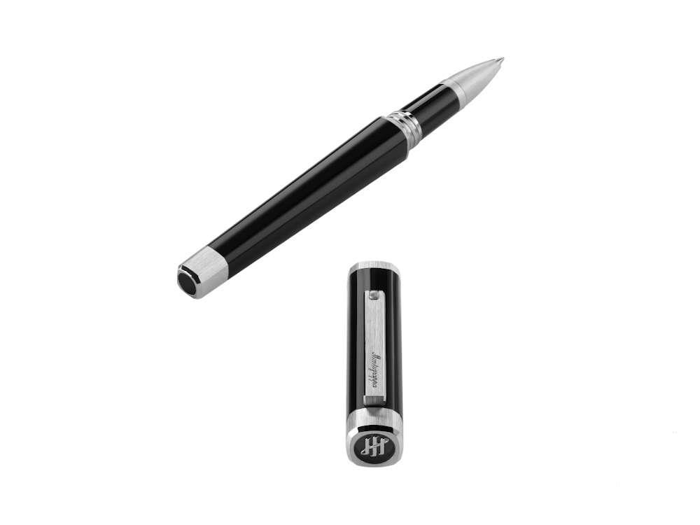 Montegrappa Quattro Roller, Palladium Akzenten, Schwarz, ISZ4IRIP