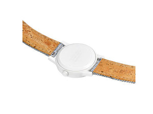 Mondaine Essence Quartz Uhr, Ökologisch - recycelt, Weiss, 32 mm, MS1.32110.LD