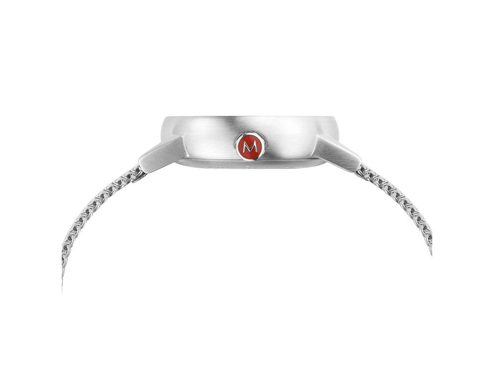 Mondaine SBB Evo2 Quartz Uhr, Weiss, 30mm, Tag, MSE.30210.SM