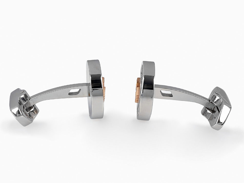 Maserati Gioielli Manschettenknöpfe, Stahl, Silber, Poliert, JM121ATK14