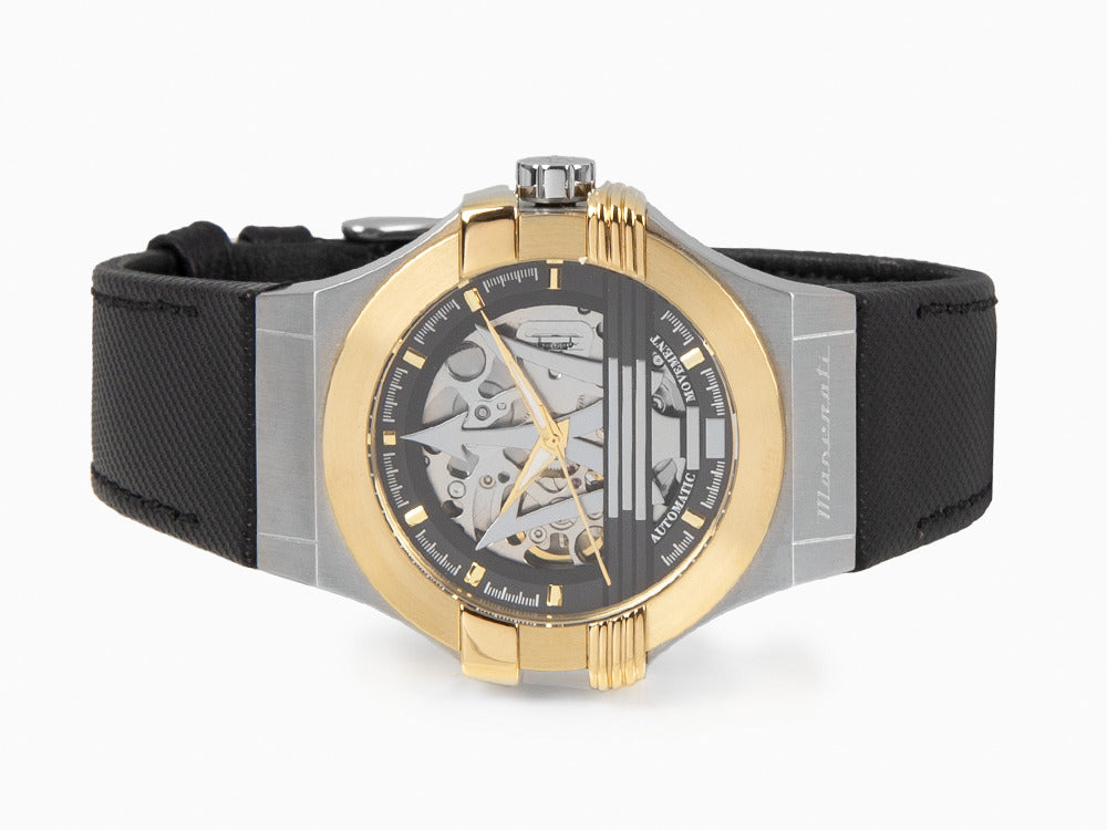 Maserati Potenza Automatik Uhr, Schwarz, 42 mm, Shapir-Glas, R8821108037