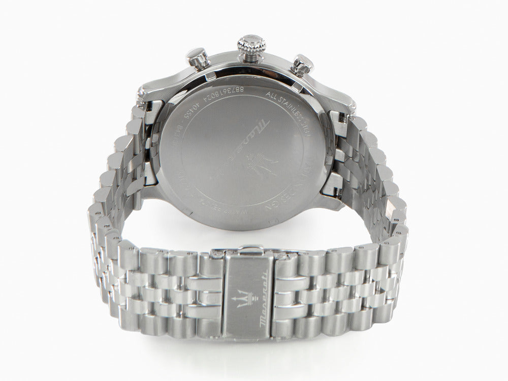 Maserati Epoca Quartz Uhr, Blau, 42 mm, Mineral Glas, R8873618024