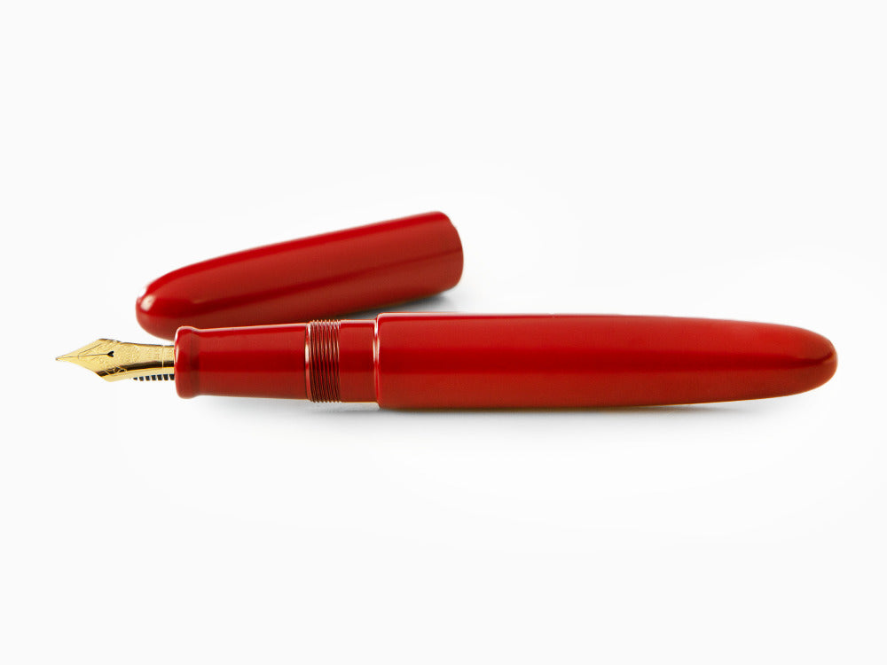 Nakaya Cigar Portable Shu-nurippanashi Füllfederhalter Ebonite, 17mm