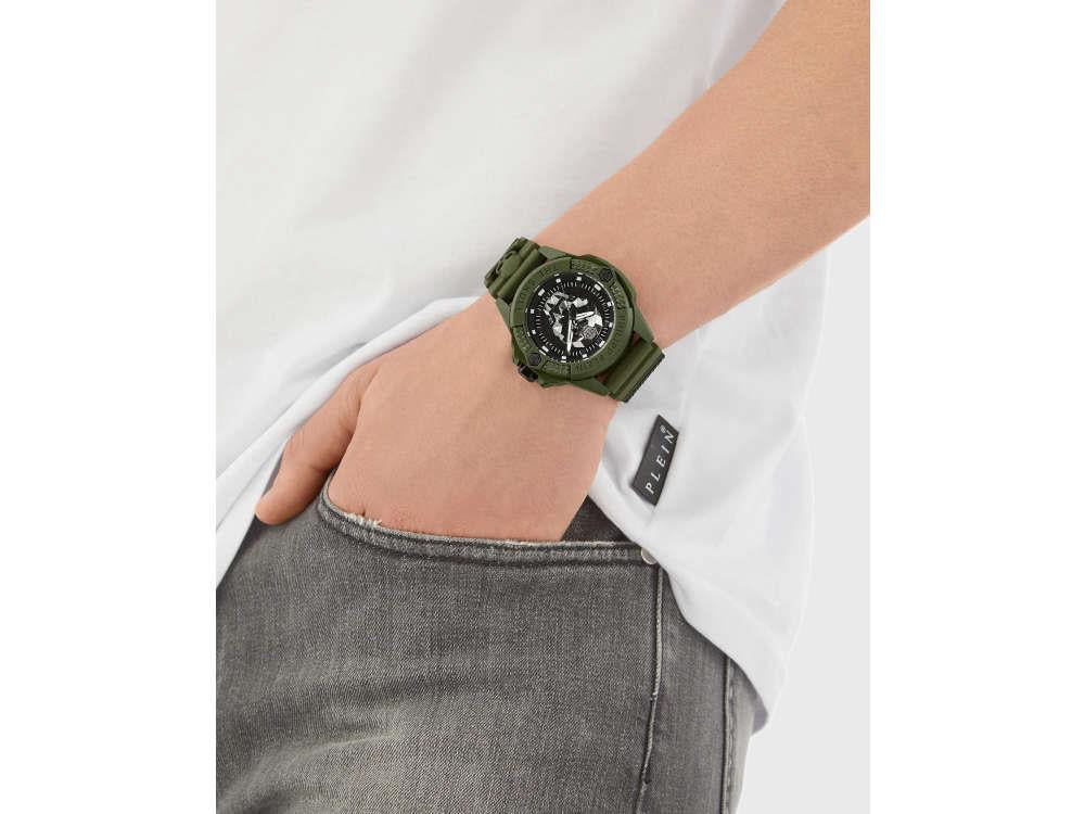 Philipp Plein The Skull Ecoceramic Quartz Uhr, Schwarz, 44 mm, PWUBA0423