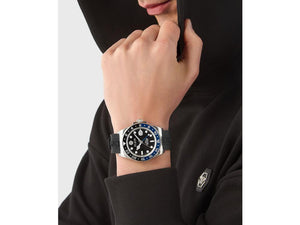 Philipp Plein GMT-I Challenger Quartz Uhr, Schwarz, 44 mm, PWYBA0123