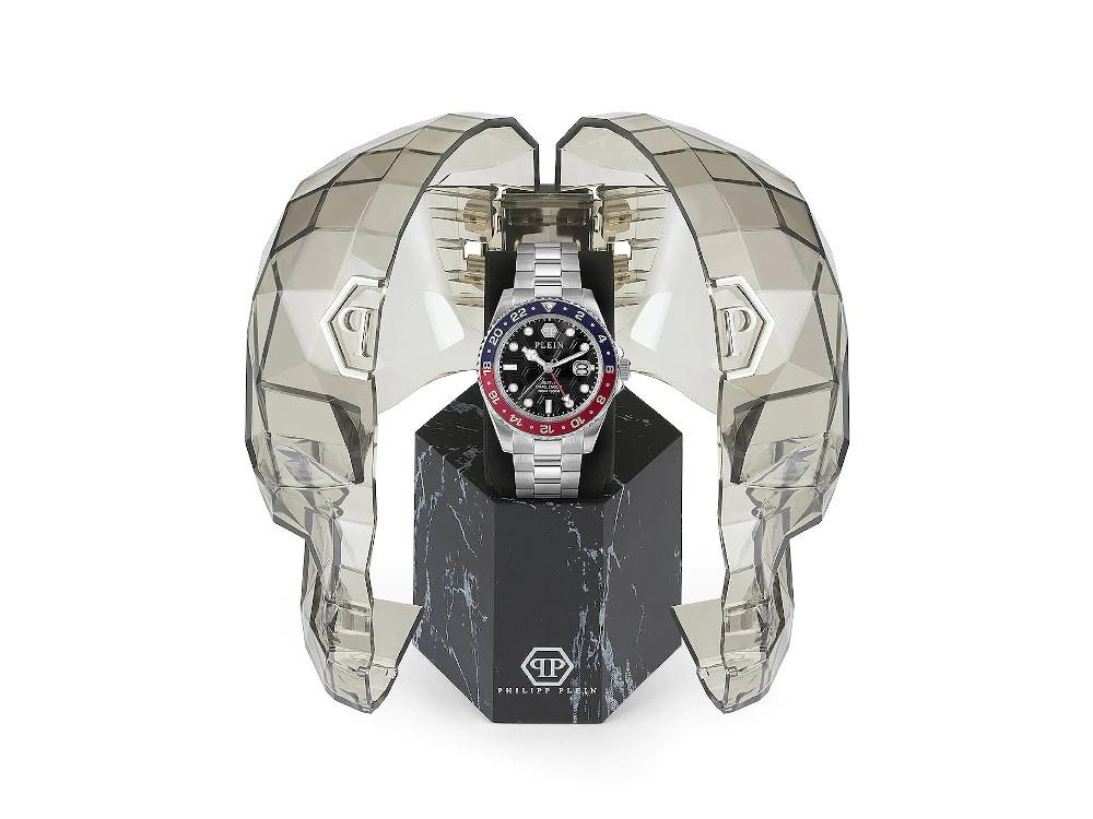 Philipp Plein GMT-I Challenger Quartz Uhr, Schwarz, 44 mm, PWYBA0223