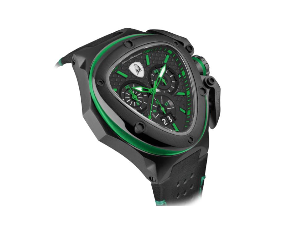 Tonino Lamborghini Spyder X Quartz Uhr Green 53 mm, Chronograph, T9XF