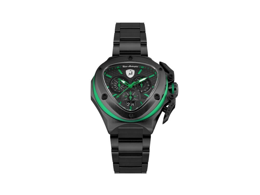 Tonino Lamborghini Spyder X Green Quartz Uhr, 53 mm, Chronograph, T9XF-B