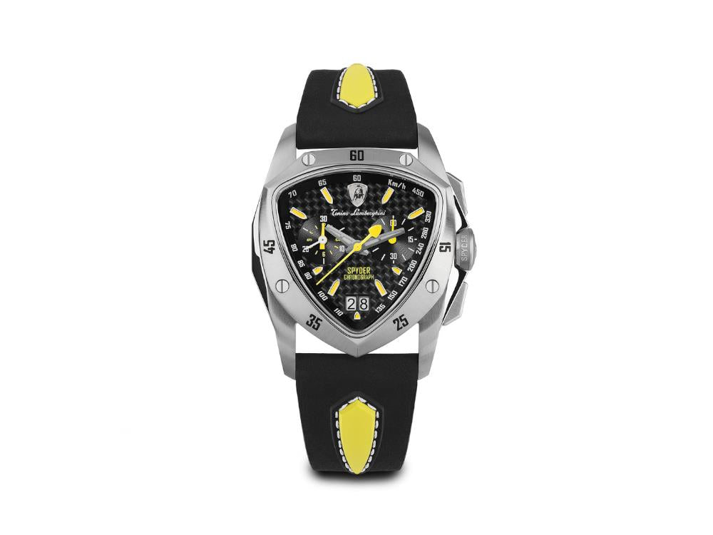 Tonino Lamborghini New Spyder Yellow Quartz Uhr, 43 mm, Chronograph, TLF-A13-2