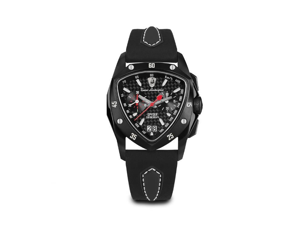Tonino Lamborghini New Spyder Quartz Uhr Schwarz, 43 mm, Chronograph, TLF-A13-5