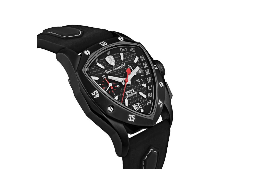 Tonino Lamborghini New Spyder Quartz Uhr Schwarz, 43 mm, Chronograph, TLF-A13-5