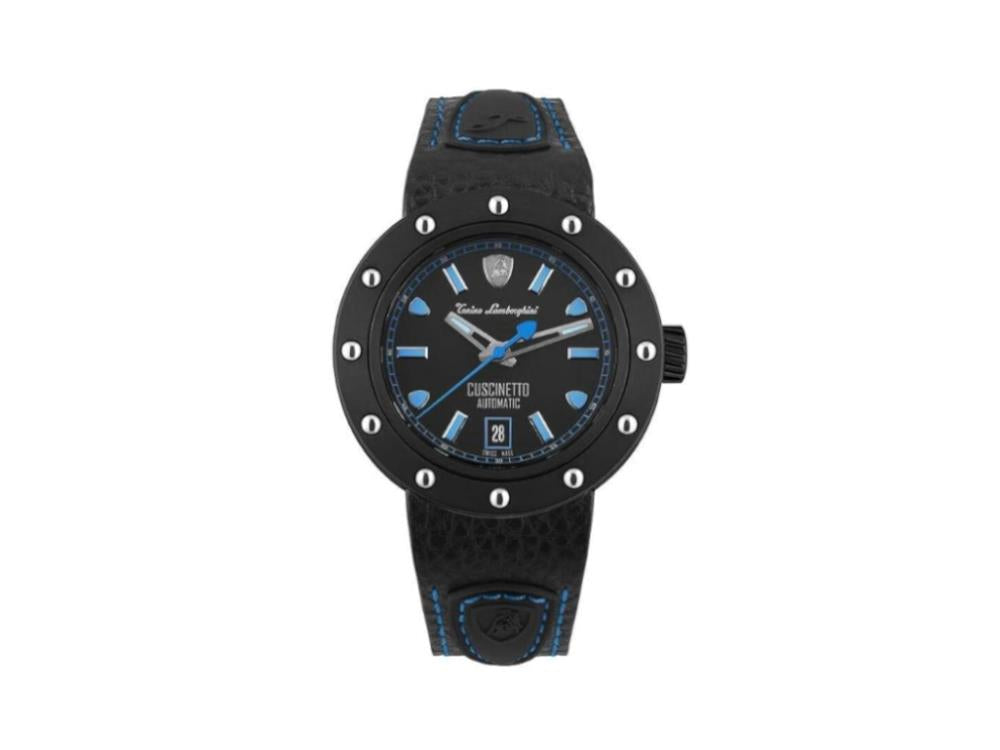 Tonino Lamborghini Cuscinetto Blue Automatik Uhr, Titan, 42 mm, TLF-T01-4