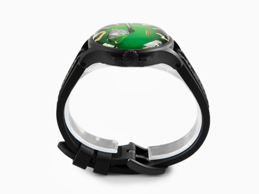 U-Boat Capsoil Darkmoon Soleil Quartz Uhr, IPB, 40 mm, Grün, 9503