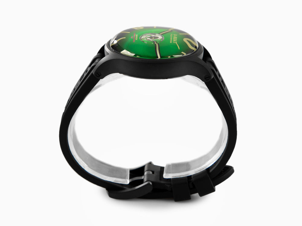 U-Boat Capsoil Darkmoon Soleil Quartz Uhr, IPB, 40 mm, Grün, 9503