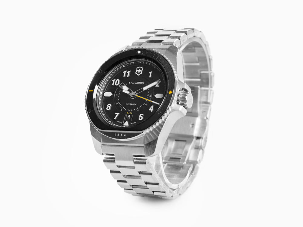 Victorinox Journey 1884 Automatik Uhr, Schwarz, 43 mm, 20 atm, V241981