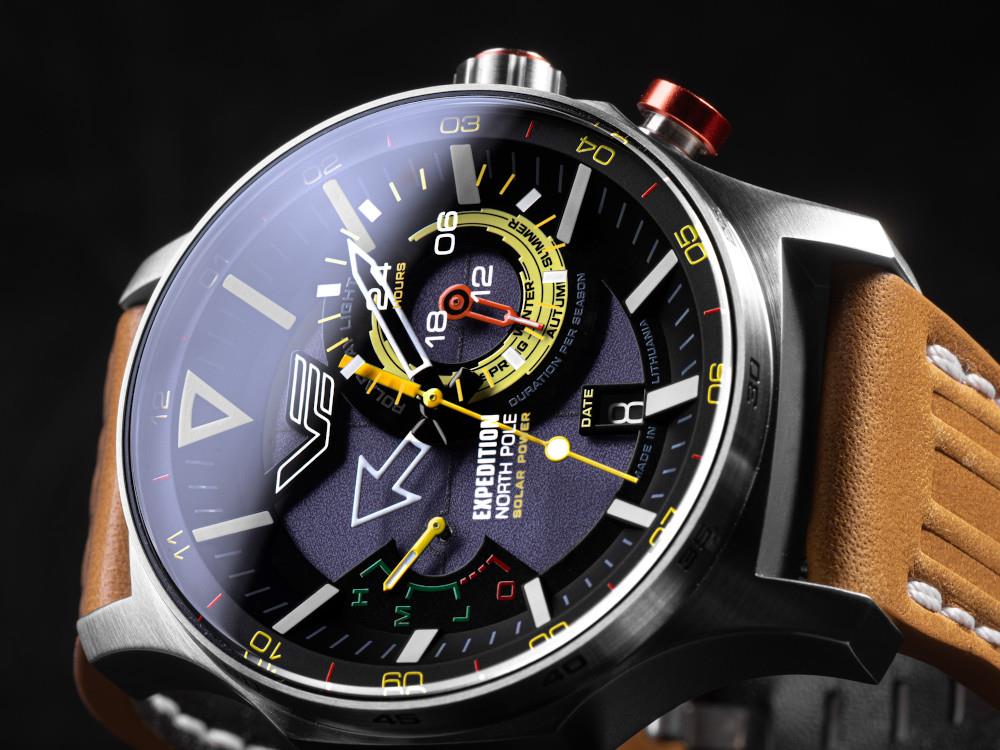 Vostok Europe Expedition North Pole Polar Day Quartz Uhr, Blau, VS57-595A735