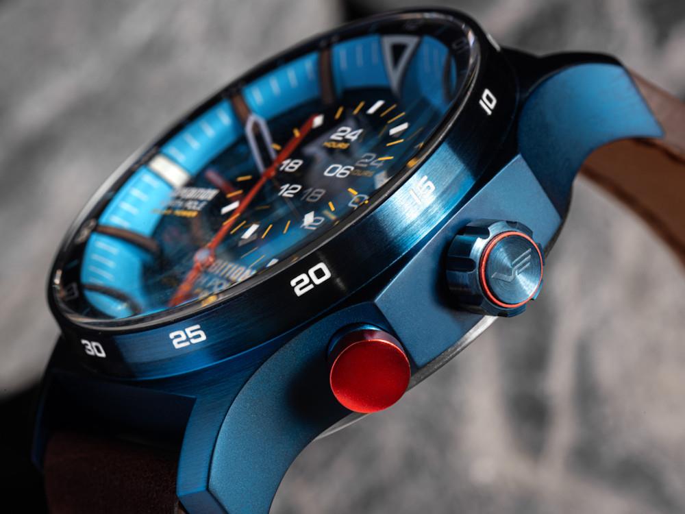 Vostok Europe Expedition North Pole Polar Ice Quartz Uhr, Blau, VS57-595D736