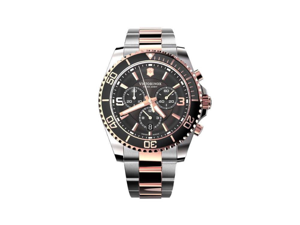 Victorinox Maverick Chronograph Quartz Uhr, Schwarz, 43 mm, V241952