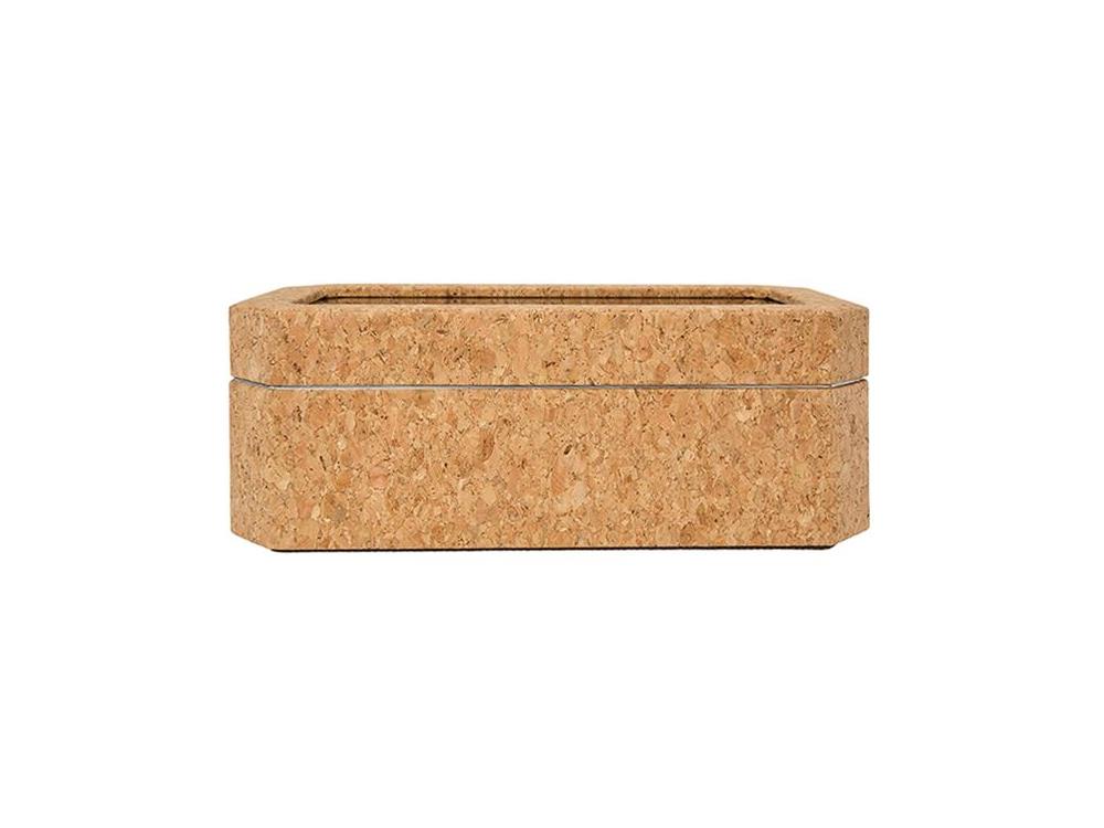 WOLF Cortica Uhrenbox, 4 Uhren, Kork, 668261