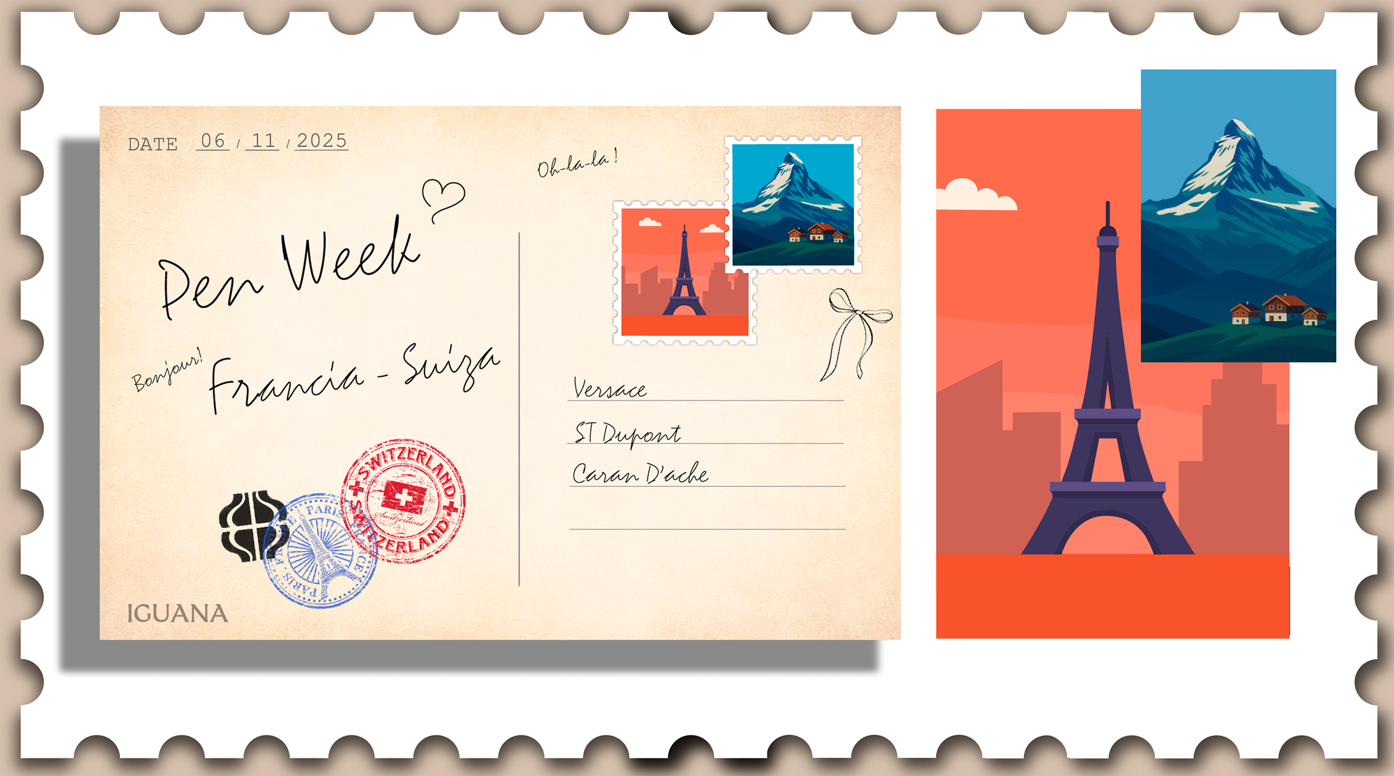 Frankreich und Schweiz: Eleganz und Präzision in der Kunst des Schreibens – Tag 4 der Iguana Pen Week 2025