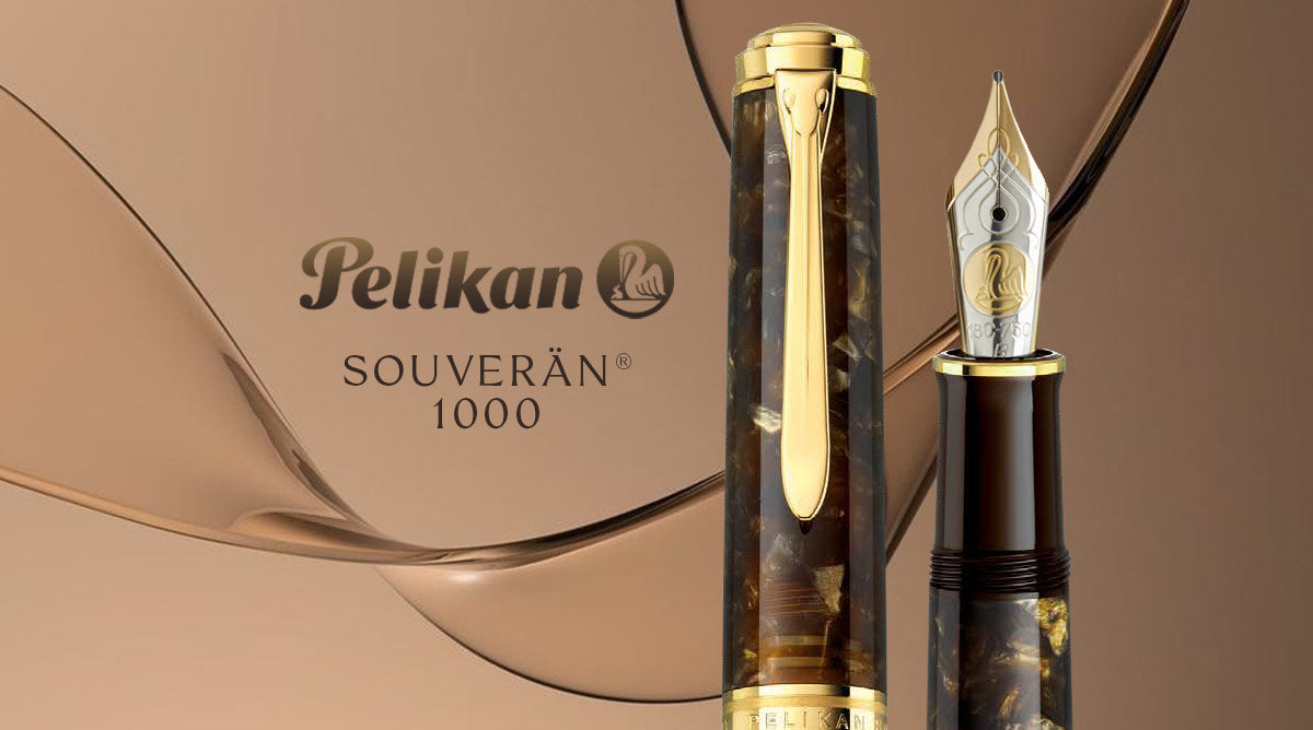 Große Eleganz: Entdecken Sie den Pelikan M1000 - Iguana Sell DE