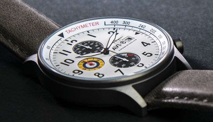 Das Tachymeter der Uhr