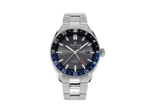 Alpina Alpiner Quartz Uhr, Grau, GMT, Tag, AL-247GB4E6B
