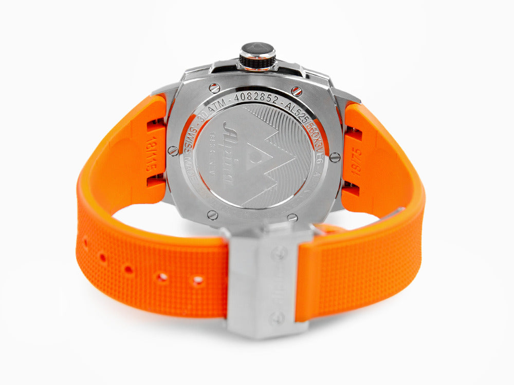 Alpina Seastrong Diver Extreme Automatik Uhr, Orange, 39 mm, AL-525BO3VE6