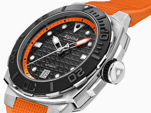 Alpina Seastrong Diver Extreme Automatik Uhr, Orange, 39 mm, AL-525BO3VE6
