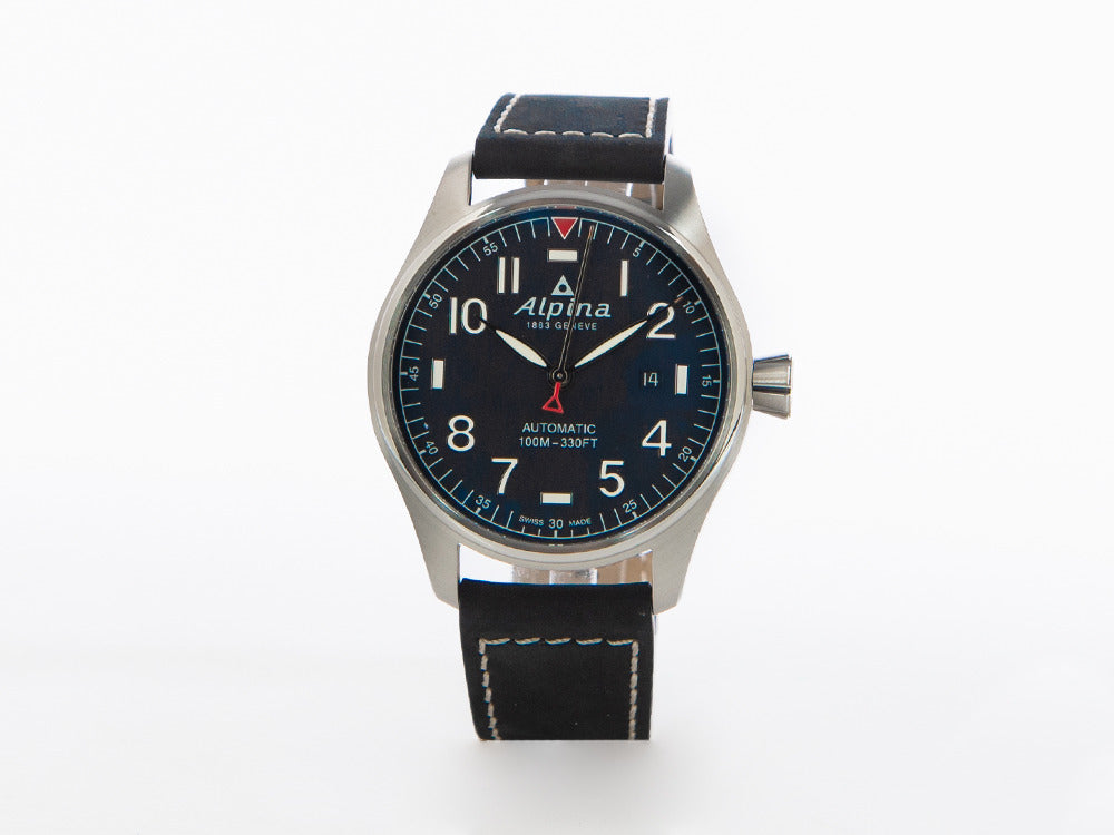 Alpina Startimer Pilot Automatic Uhr, AL-525, 44mm, Schwarz, Tag, AL-525NN4S6