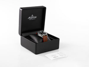Alpina Alpiner 4 Automatic Uhr, AL-525, Blau, 44mm, Lederband, AL-525NS5AQ6