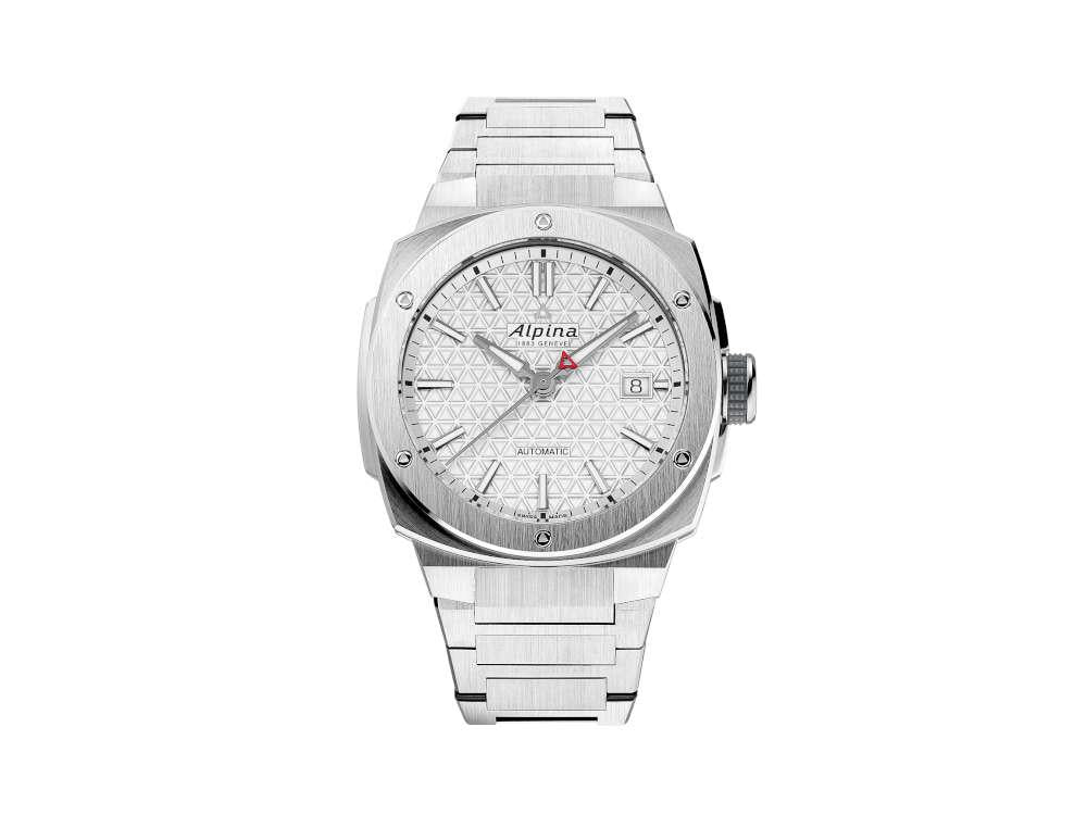 Alpina Alpiner Automatik Uhr, Silber, 39x40.50mm, Titan, AL-525S3AE1B