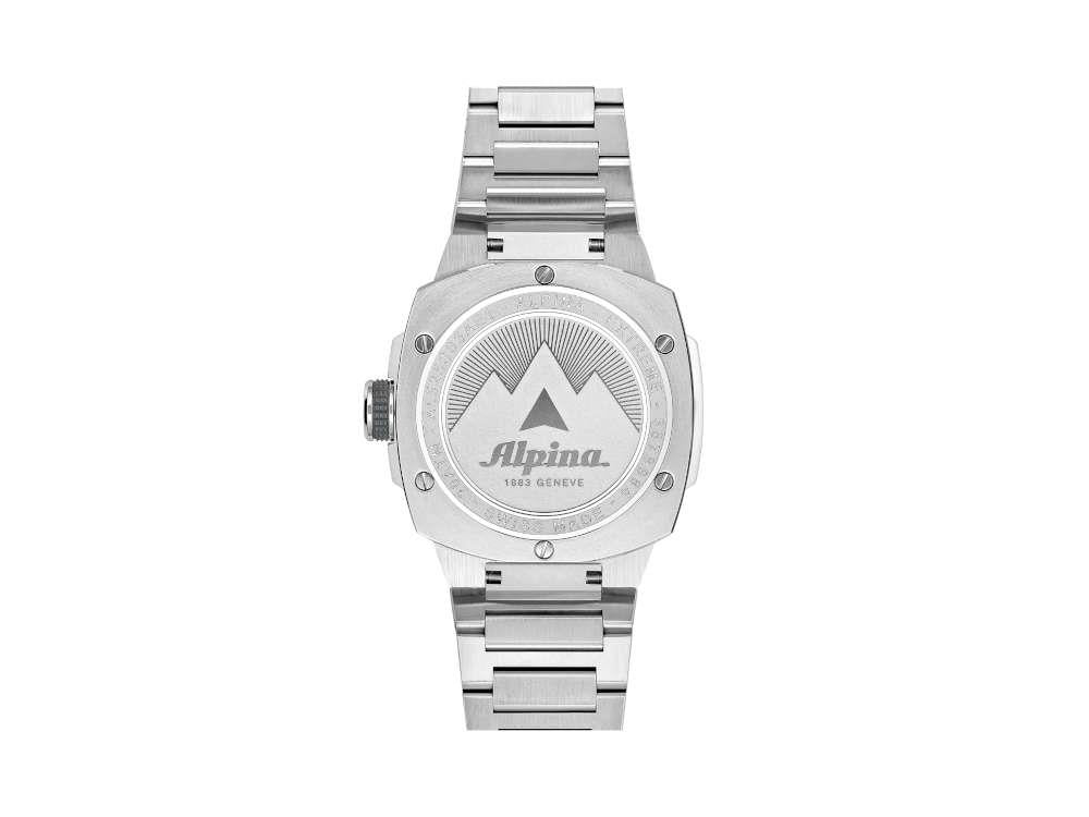 Alpina Alpiner Automatik Uhr, Silber, 39x40.50mm, Titan, AL-525S3AE1B