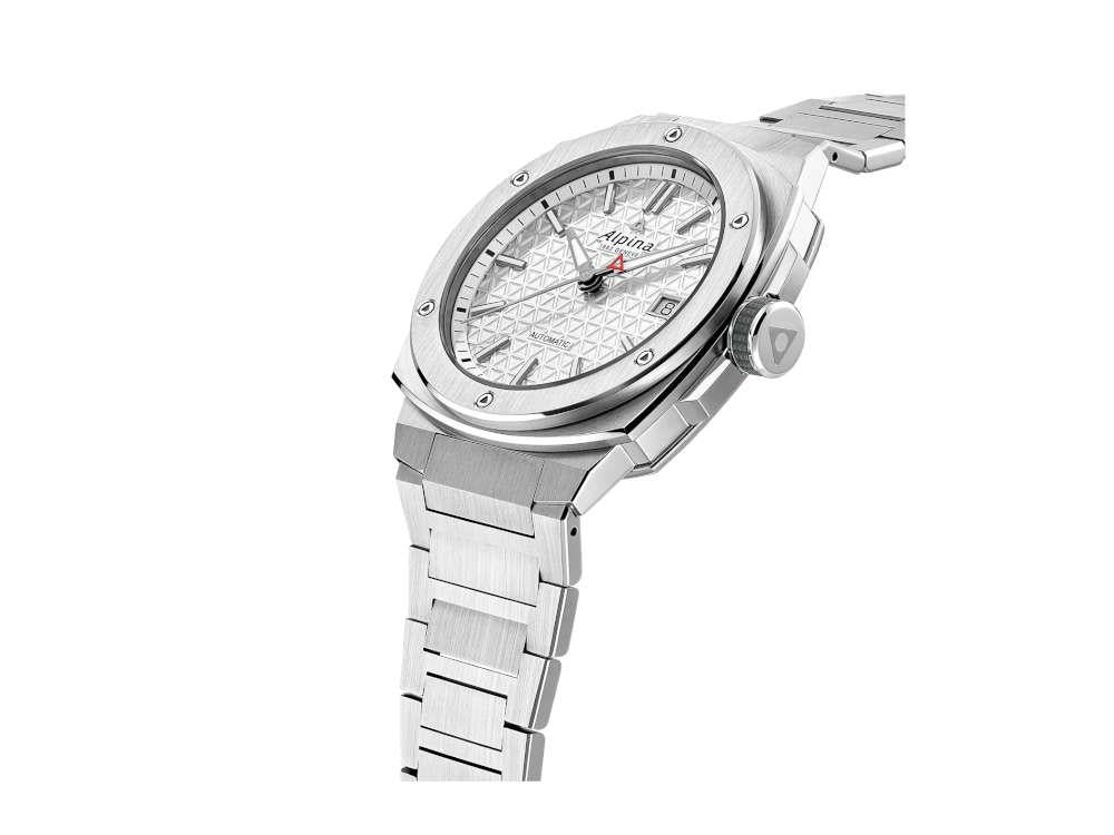 Alpina Alpiner Automatik Uhr, Silber, 39x40.50mm, Titan, AL-525S3AE1B