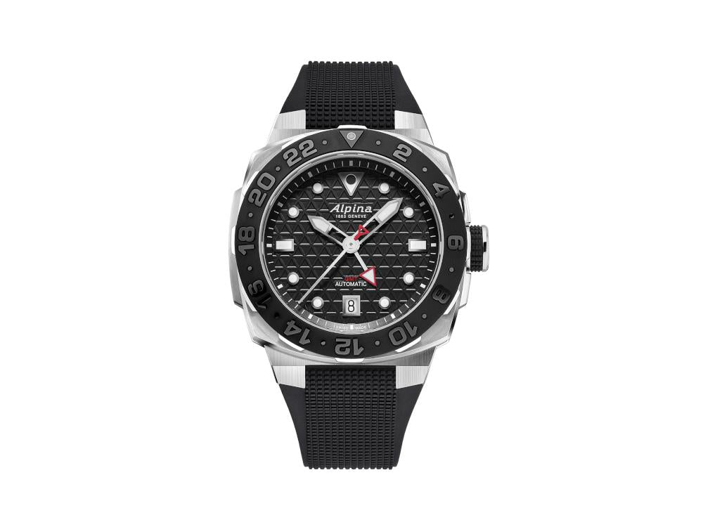 Alpina Seastrong Diver Extreme GMTAutomatik Uhr, Schwarz, 39 mm, AL-560B3VE6