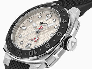 Alpina Seastrong Diver Extreme GMT Automatik Uhr, Weiss, 39 mm, AL-560LG3VE6