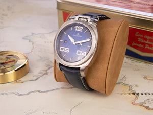 Anonimo Militare Automatik Uhr, Blau, 43,4 mm, 12 atm, Leder, AM-1020.01.003.A03