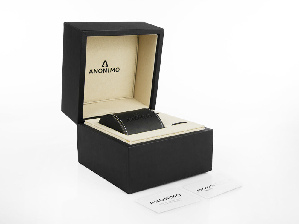 Anonimo Militare Chrono Automatik Uhr, Blau, 43,4 mm, 12 atm, AM-1120.01.003.A03