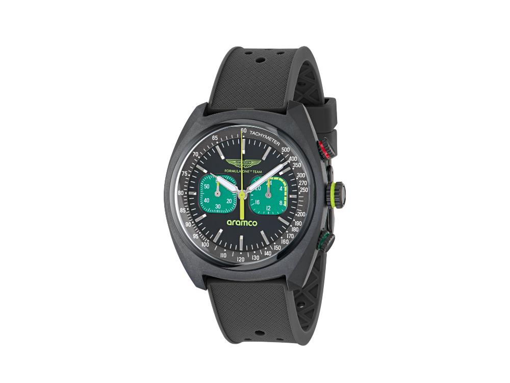 Aston Martin F1 Team DWF Quartz Uhr, Schwarz, 40 mm, Chronograph, MTFD2F602