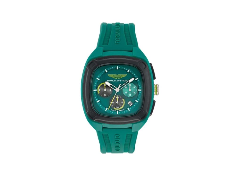 Aston Martin F1 Team Quartz Uhr, Grün, 44 mm, Chronograph, MTFO1F501